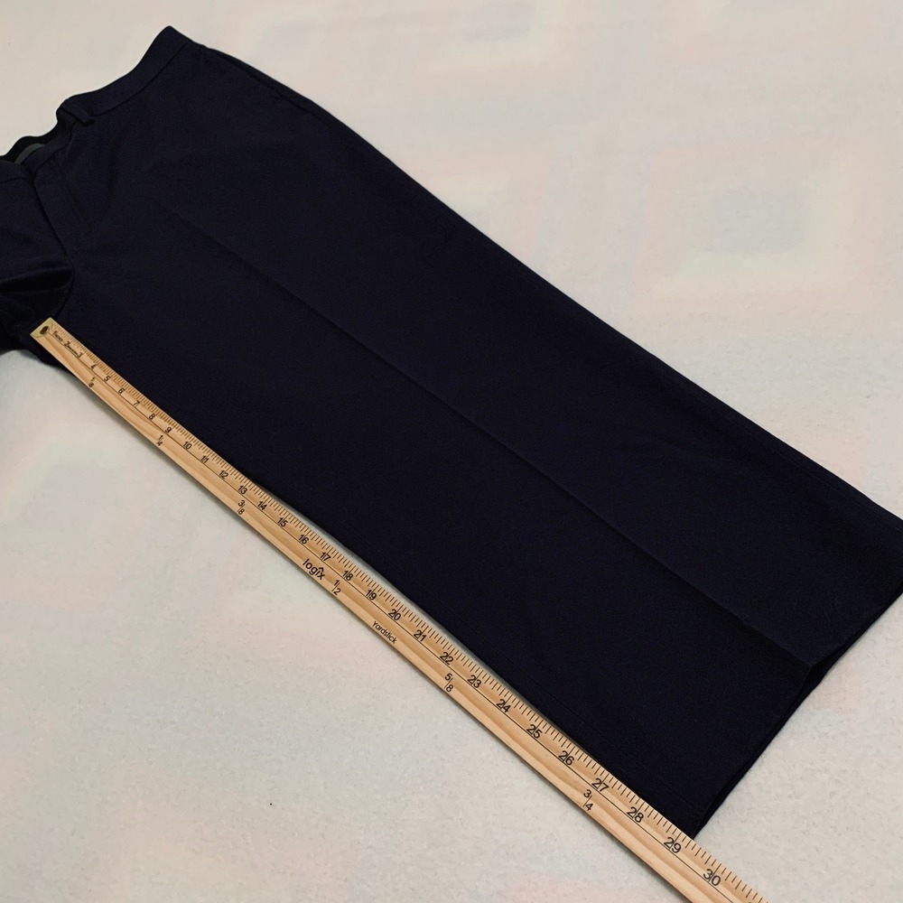 L.L.Bean‎ Men's Classic Fit Flat Front Cotton Chino Pants Navy Blue Size 38x29 - Picture 10 of 11